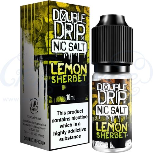 Lemon Sherbet Nic Salt by Double Drip - 10ml